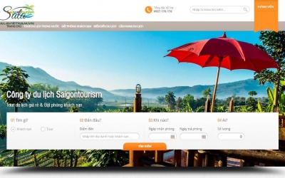 Thiết kế website du lịch