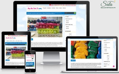 Thiết kế website may mặc