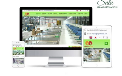 Thiết kế website sản xuất
