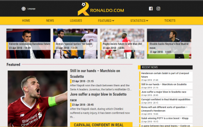 Thiết kế website thể thao